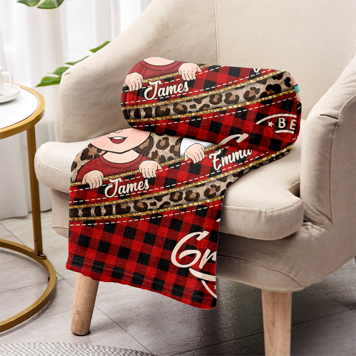 Meilleure grand-mère du monde - Couverture personnalisée pour grand-mère