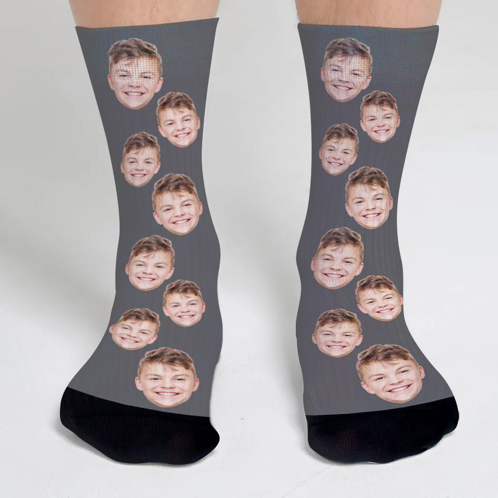 Custom Face - Personalized Son Socks