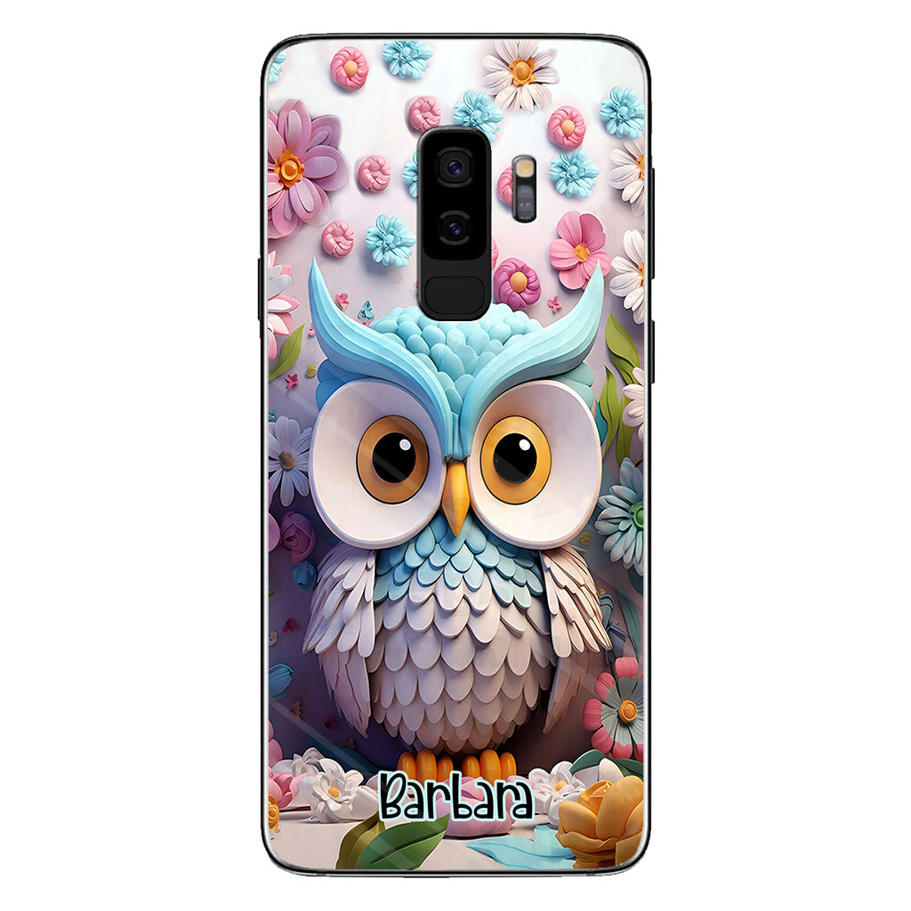 Cool Owl - Personalized Owl Phone Case
