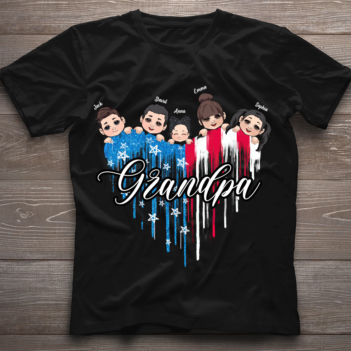 Meilleure grand-mère du monde - Cadeau pour grand-mère, maman, papa, grand-père, tante, oncle - T-shirt et sweat à capuche personnalisés