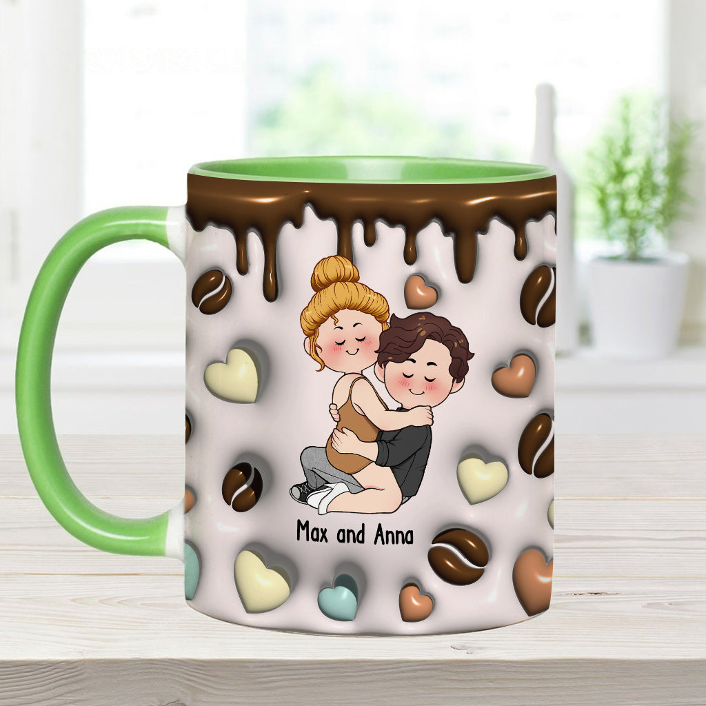 Je t'aime comme j'aime mon café - Mug personnalisé pour couple