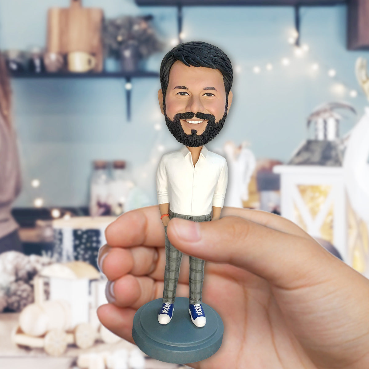 Best Uncle/Dad/Grandpa Ever - gift for uncle - Personalized Bobblehead