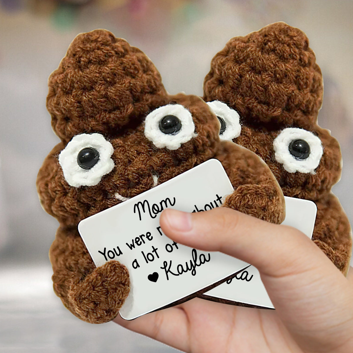 Maman, tu avais raison - Figurine personnalisée tricotée à la main pour maman