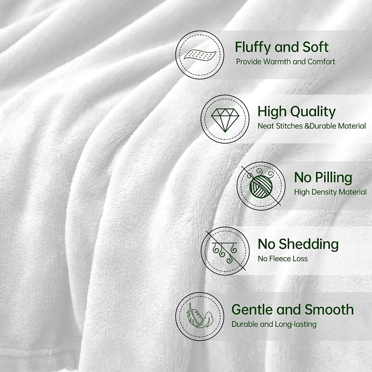 Couverture personnalisée pour grand-mère avec motif de nom