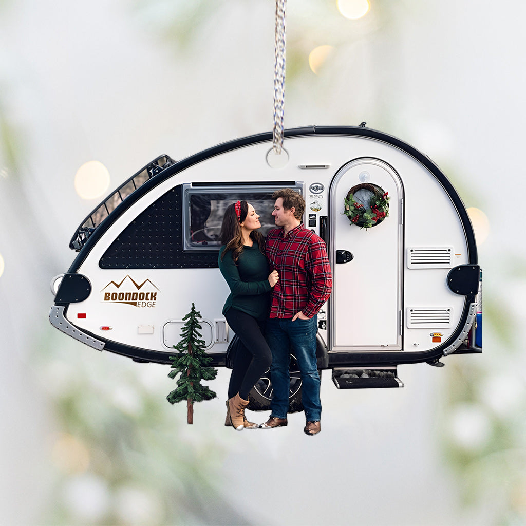 J'adore le camping - Ornement de camping personnalisé