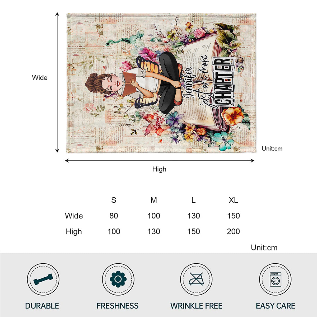 Juste un chapitre de plus - Couverture de lecture personnalisée