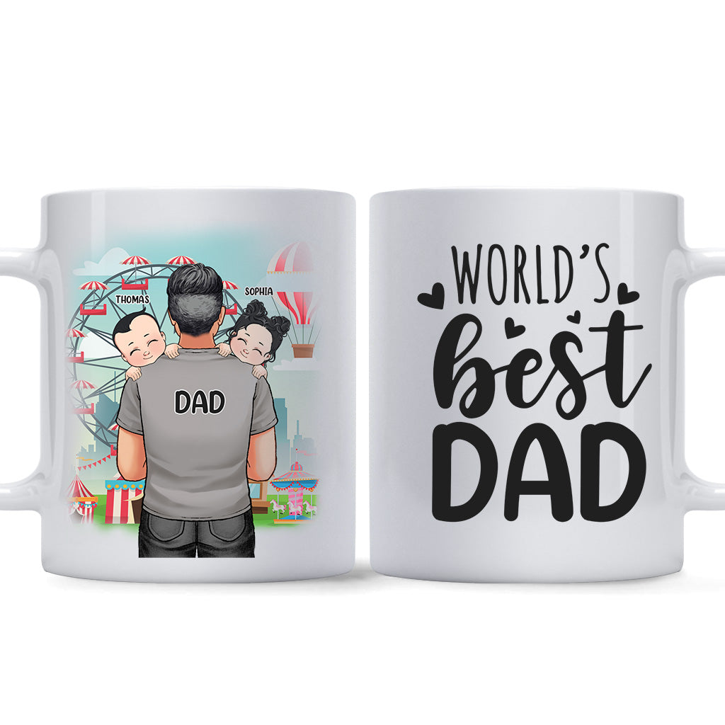 Best Dad Ever - Gift for dad, grandpa, uncle, husband - Personalized Mug