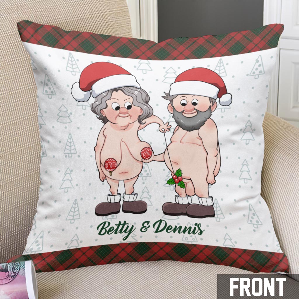 Je vieillis avec toi - cadeau pour petit ami, petite amie - Coussin décoratif personnalisé