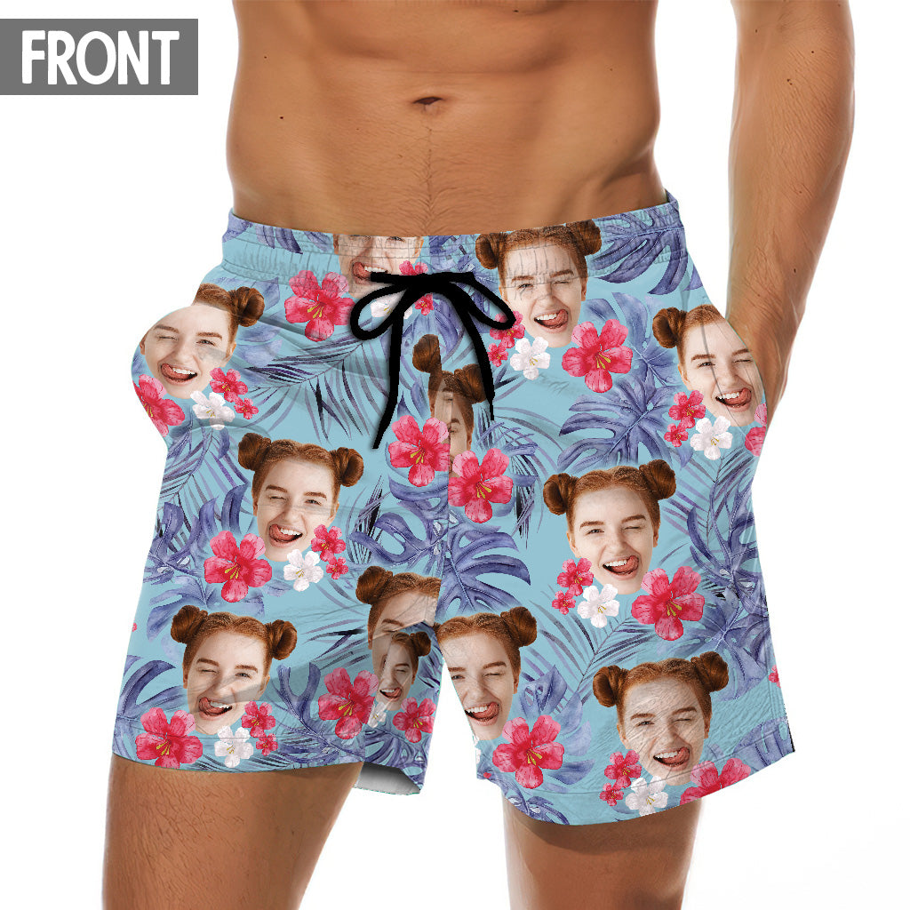 You And Me We Got This - Personalized Sea Lover Triangle Bikini Swimsuit And Men Shorts