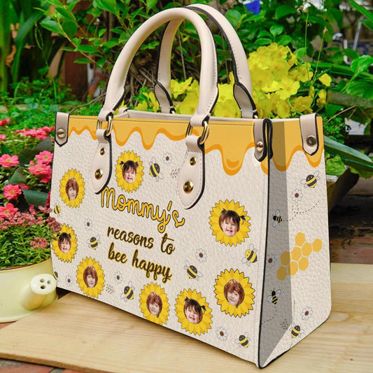 Les raisons de Nana - Cadeau pour grand-mère, maman - Sac à main en cuir personnalisé