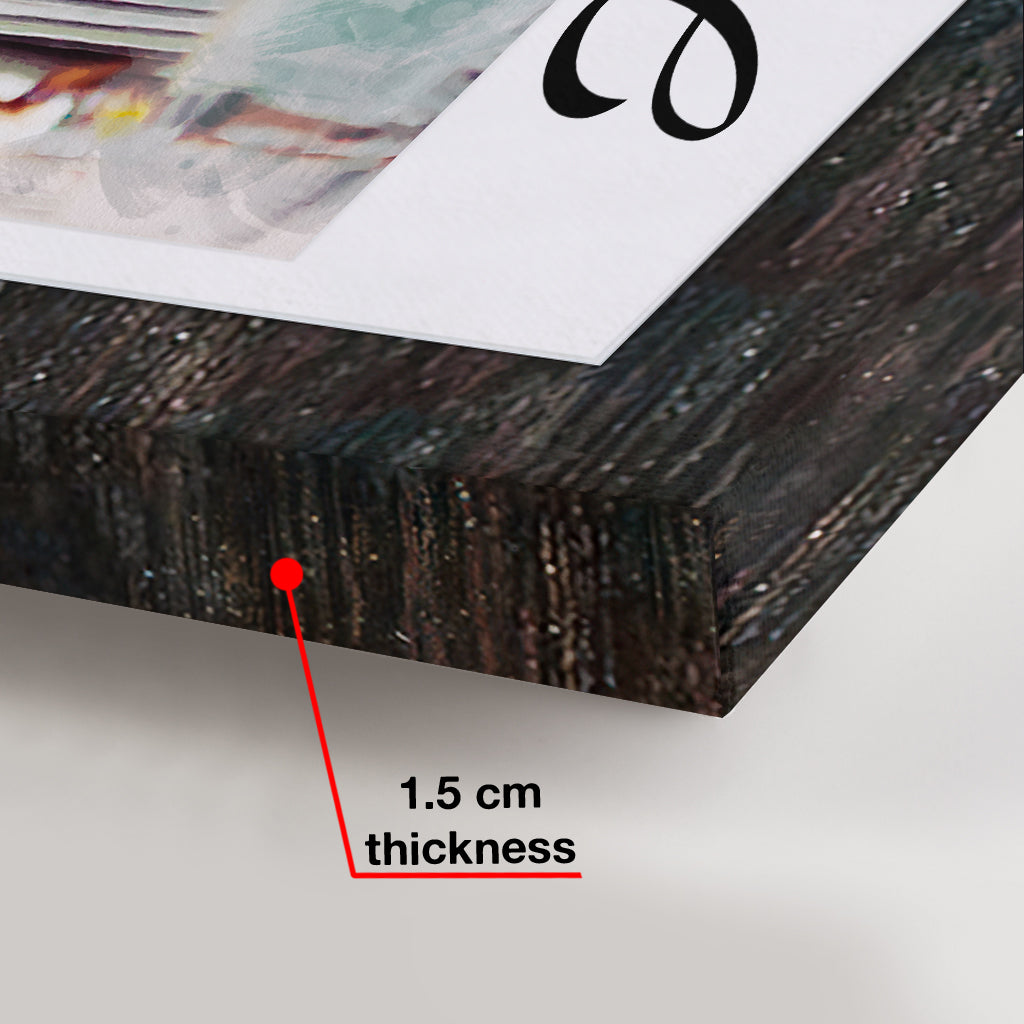 N'abandonnez jamais - Toile et affiche de course personnalisées