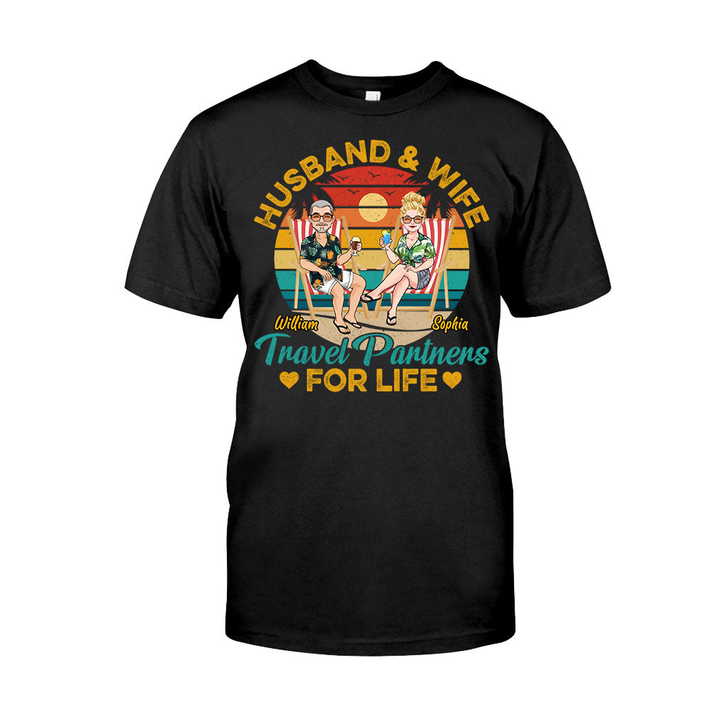 Partenaires de voyage pour la vie - T-shirt et sweat à capuche de voyage personnalisés