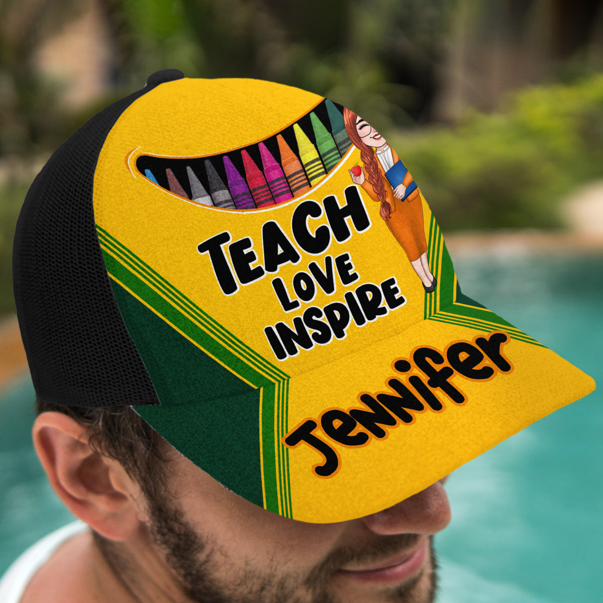 Positive Affirmations Butterfly - Personalized Butterfly Trucker Hat