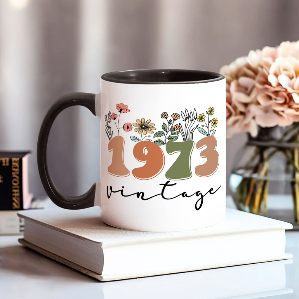 Mug vintage personnalisé pour anniversaire