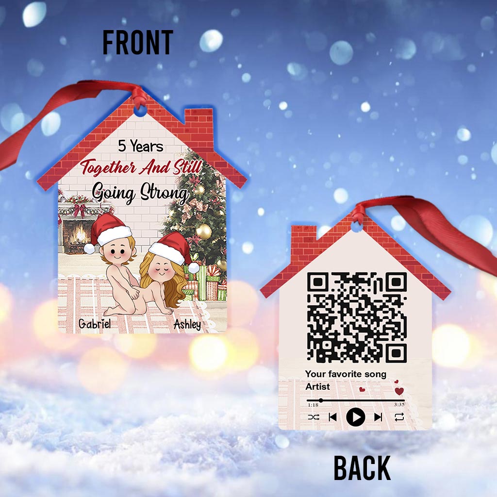 Et toujours aussi amoureux - Ornement personnalisé pour couple