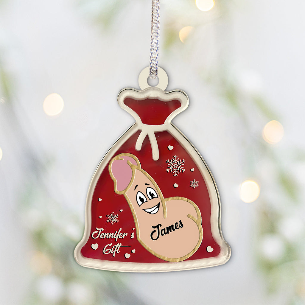 Santa Sack - Personalized Couple Ornament