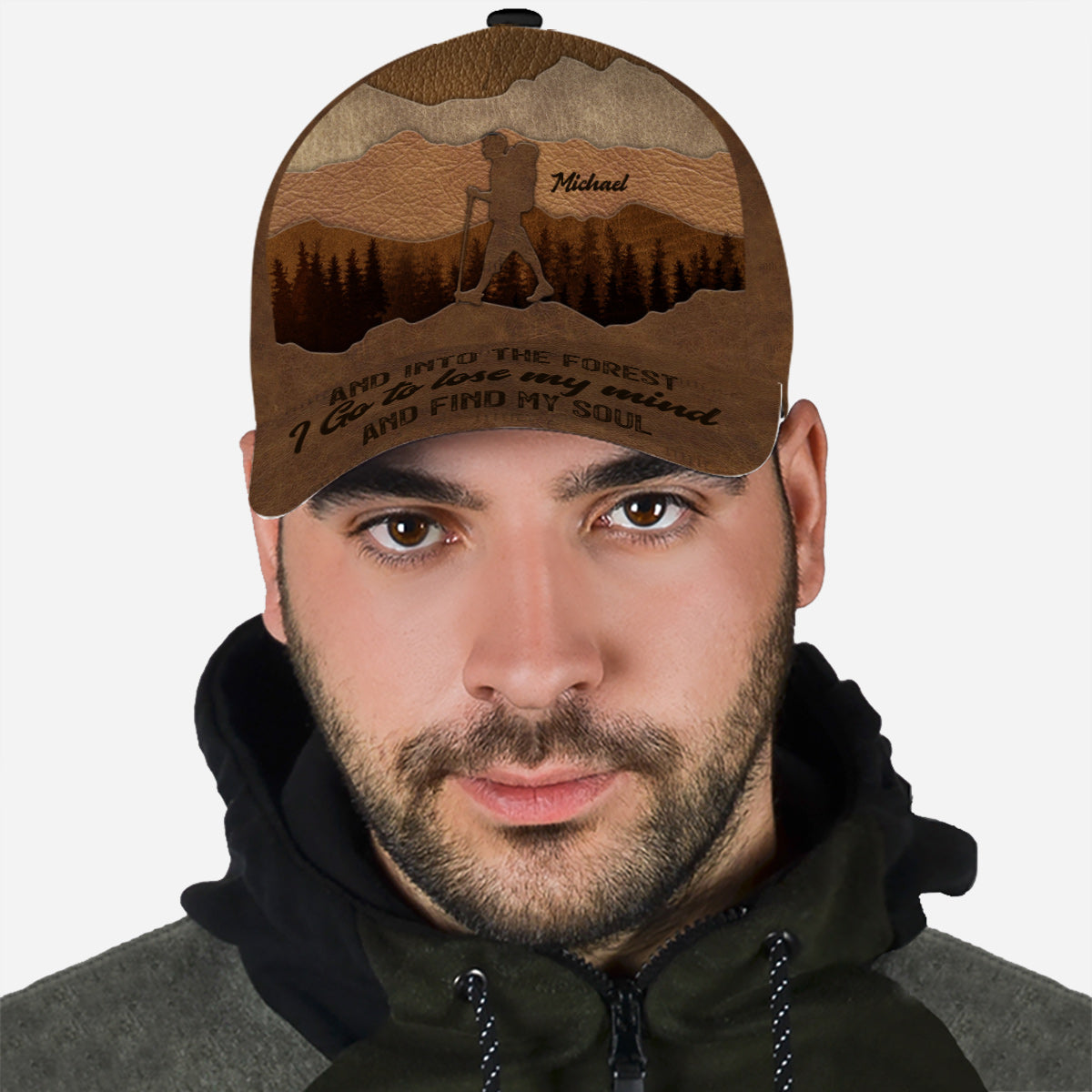 And Into The Forest I Go - Personalized Hiking Classic Cap