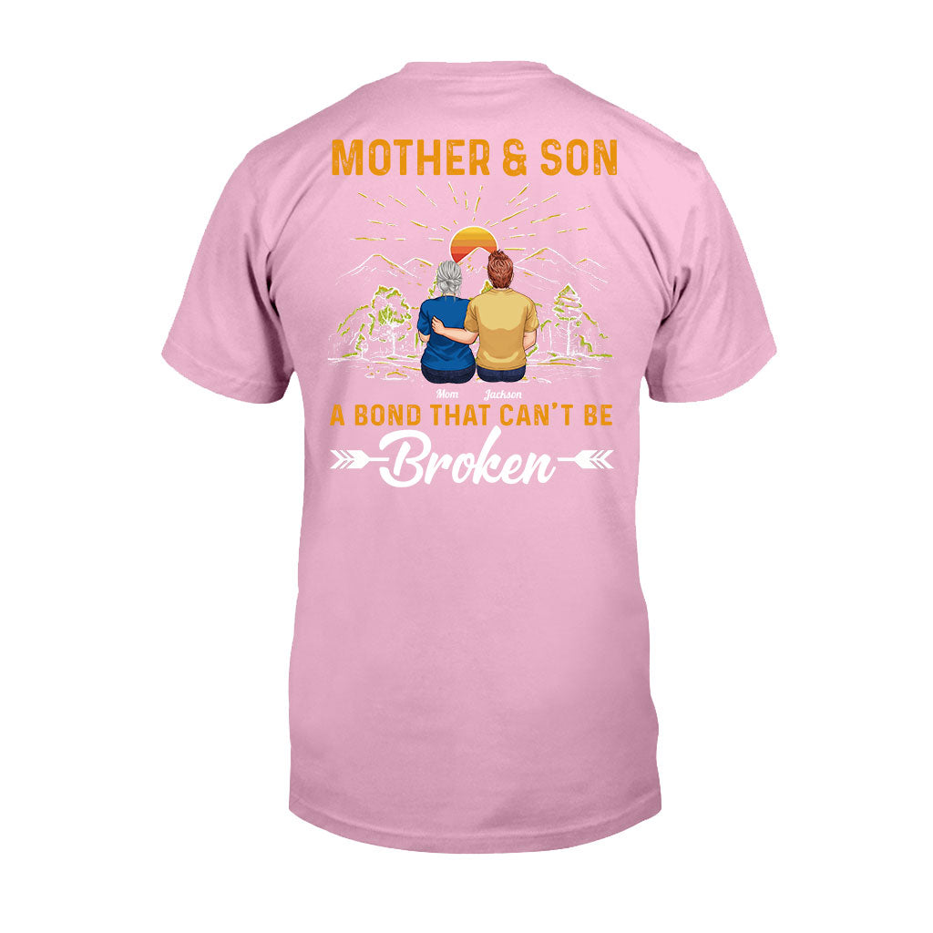 Mère et fils : un lien indéfectible - T-shirt et sweat à capuche personnalisés pour maman