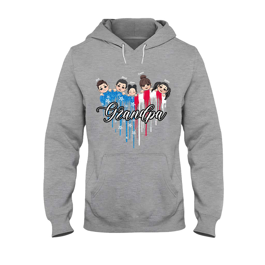 Meilleure grand-mère du monde - Cadeau pour grand-mère, maman, papa, grand-père, tante, oncle - T-shirt et sweat à capuche personnalisés