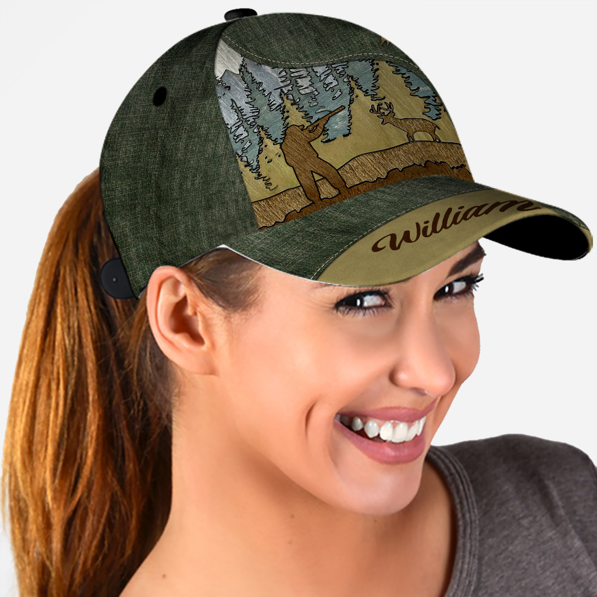 Forest Scenic - Casquette de chasse classique personnalisée