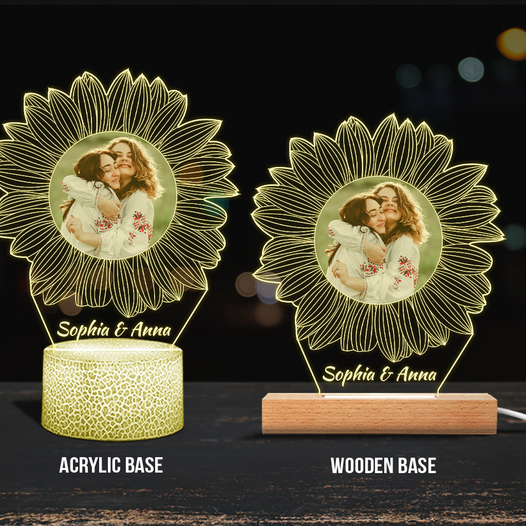 Tu es mon rayon de soleil - Cadeau pour maman, grand-mère, sœur, fille, fils, frère, grand-père, papa, épouse, époux, ami(e) - Plaque lumineuse personnalisée