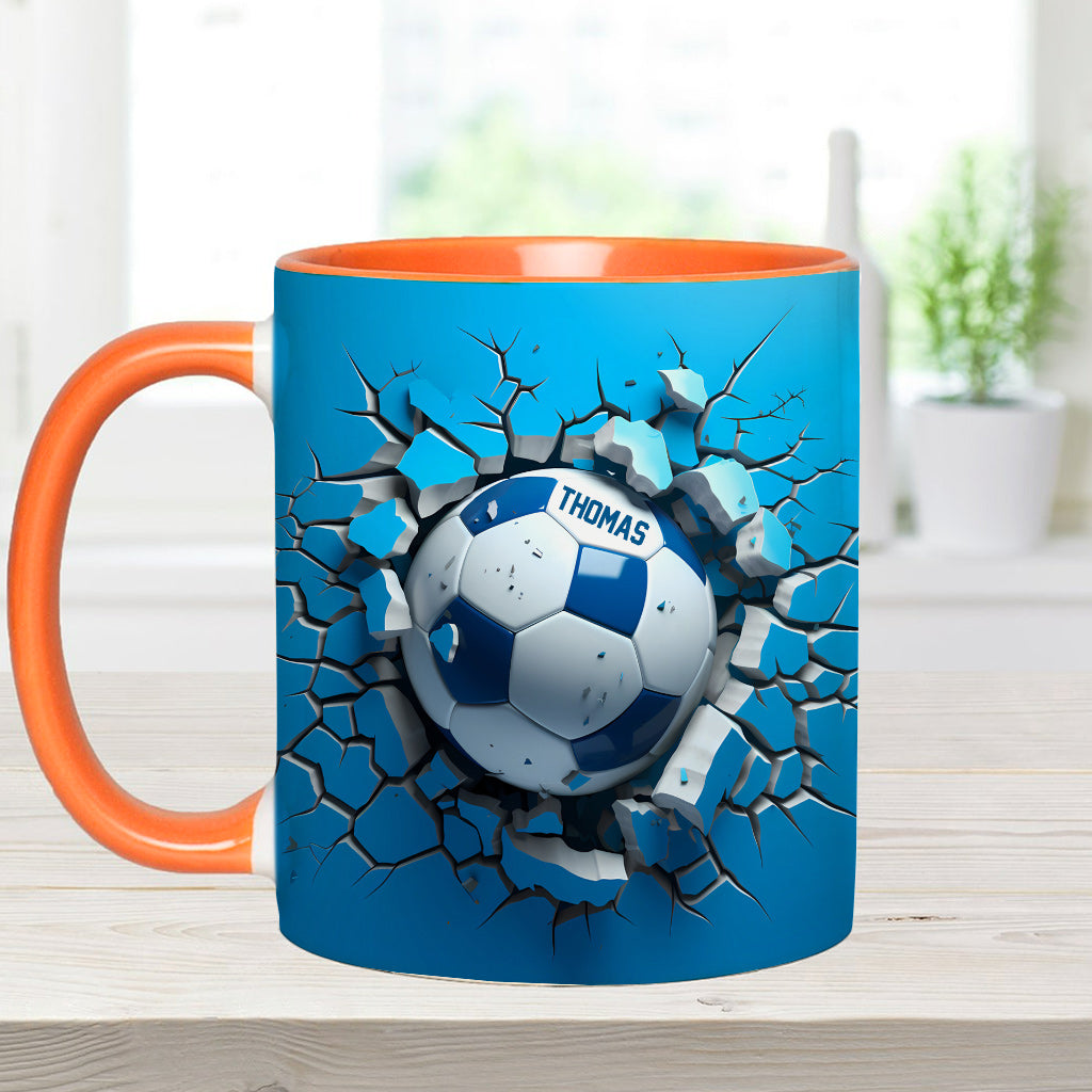 Un super mug de foot personnalisé