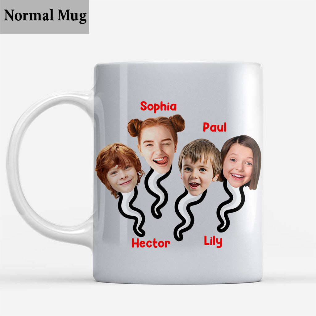 Merci maman de ne pas nous avoir avalés - Mug personnalisé pour maman