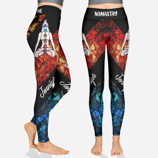Namasté loin de moi - Leggings de yoga personnalisés