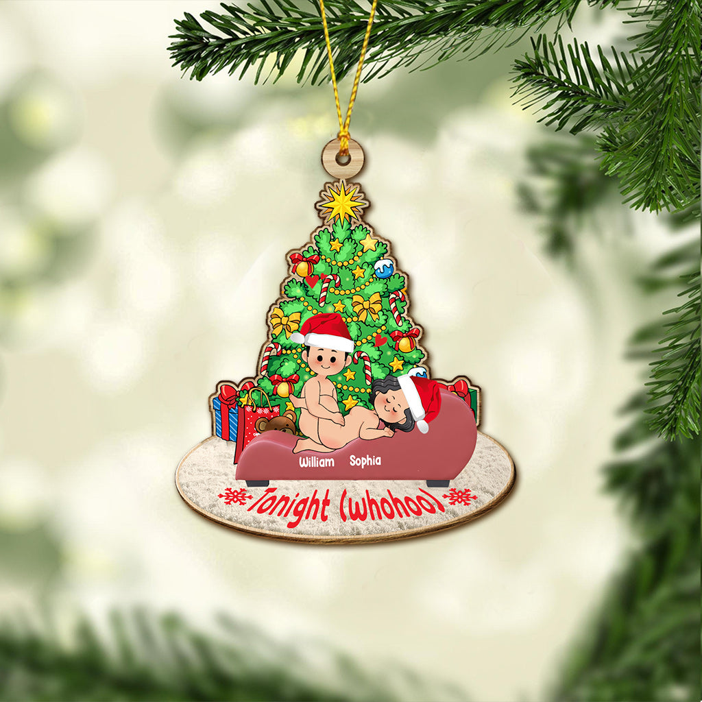 Tonight - Personalized Couple Ornament
