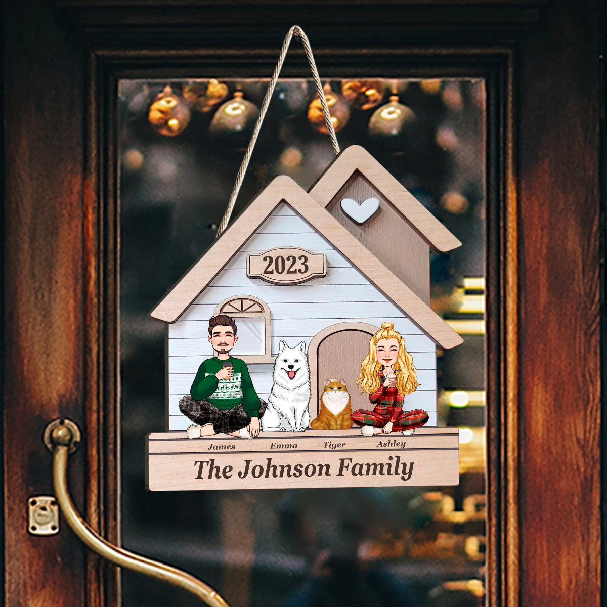 C'est nous - Panneau en bois personnalisé pour mari et femme