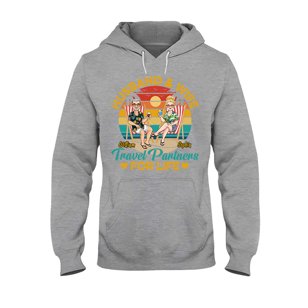 Partenaires de voyage pour la vie - T-shirt et sweat à capuche de voyage personnalisés