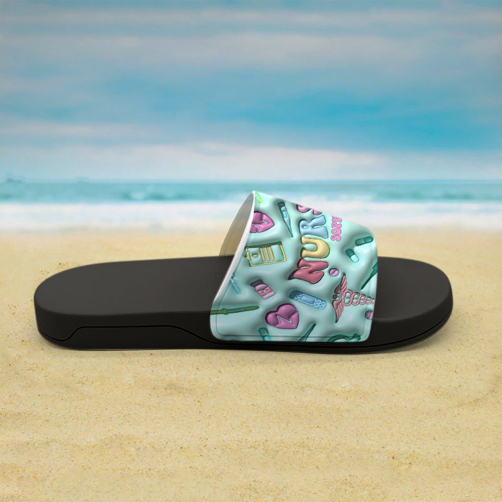 Vie d'infirmière - Sandales personnalisées pour infirmières