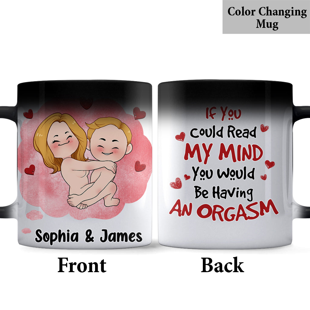 If You Could Read My Mind - Personalized Couple Mug