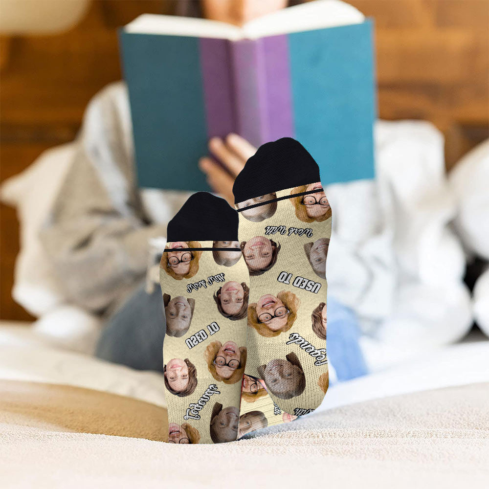 I Used To Work With Legends - Personalized Colleague Socks