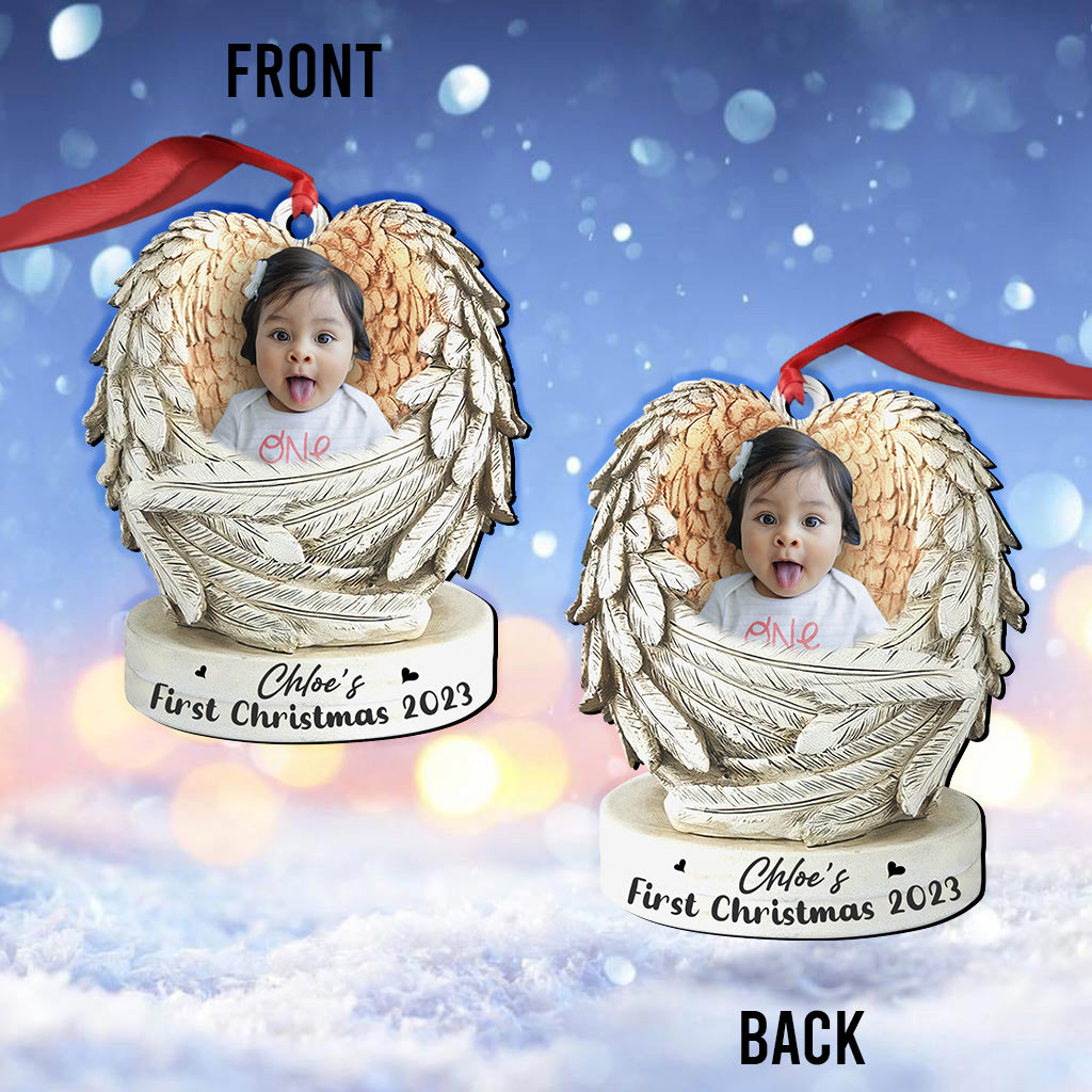 Premier Noël de bébé - Ornement personnalisé pour nouveau-né