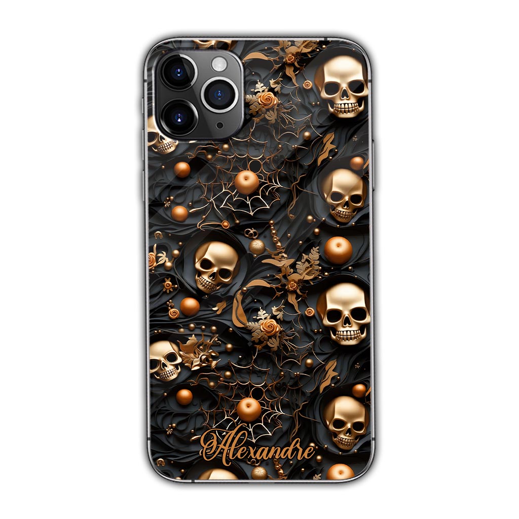 Gold Skull - Personalized Skull Phone Case