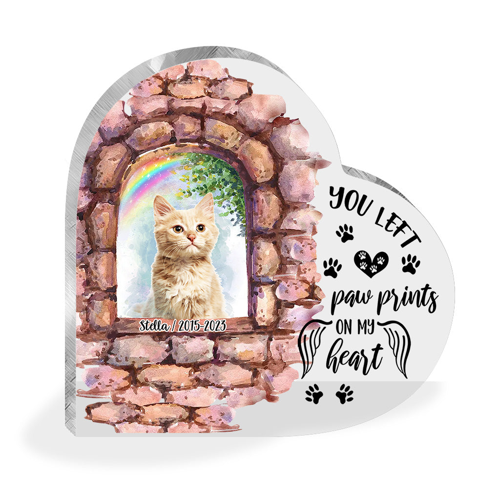 No Longer By My Side - Personalized Dog Custom Shaped Acrylic Plaque