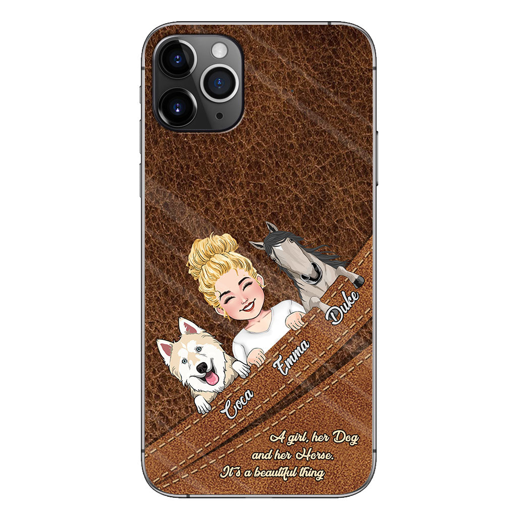 Quelle belle chose ! - Coque de téléphone personnalisée avec motif cheval