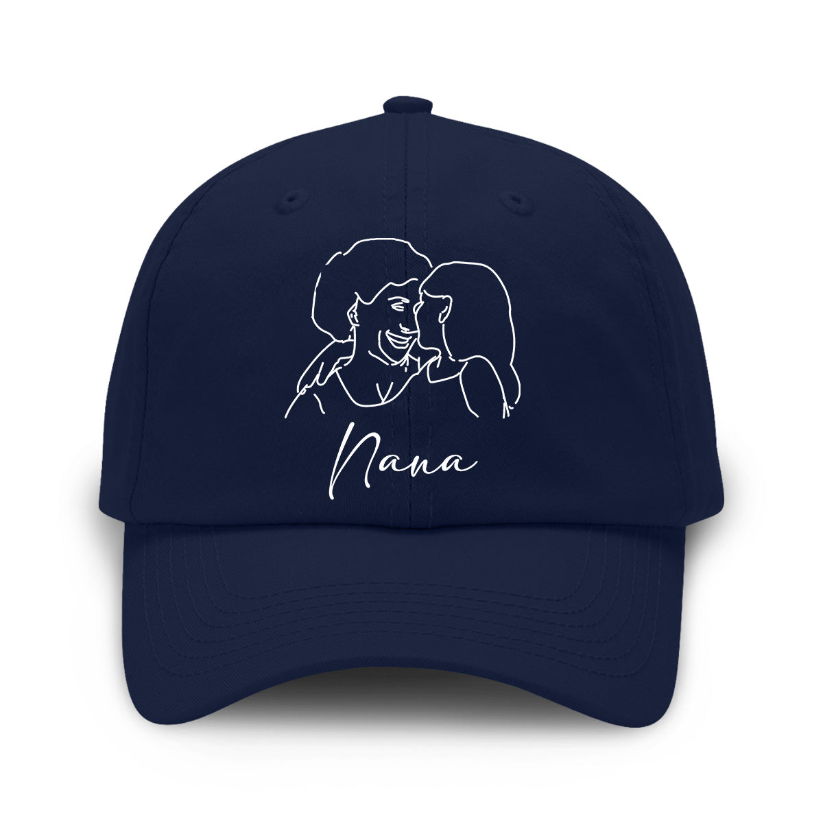 Casquette classique brodée personnalisée avec photo - Grand-mère