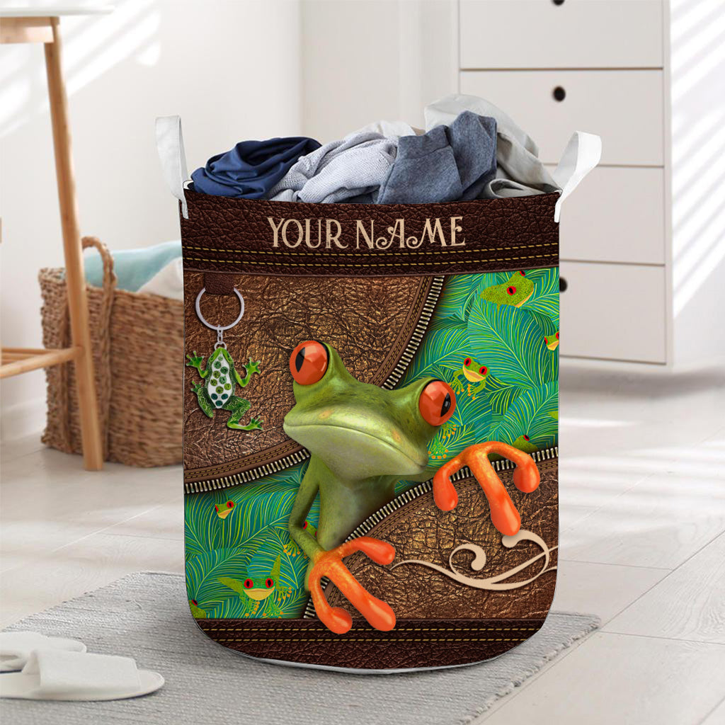 Panier de rangement personnalisé « Love Frog »