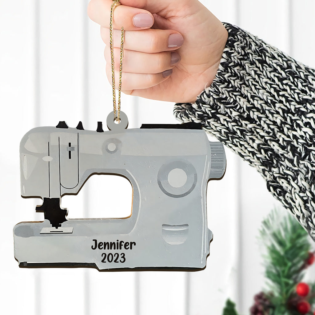 Passion pour la couture - Ornement de couture personnalisé