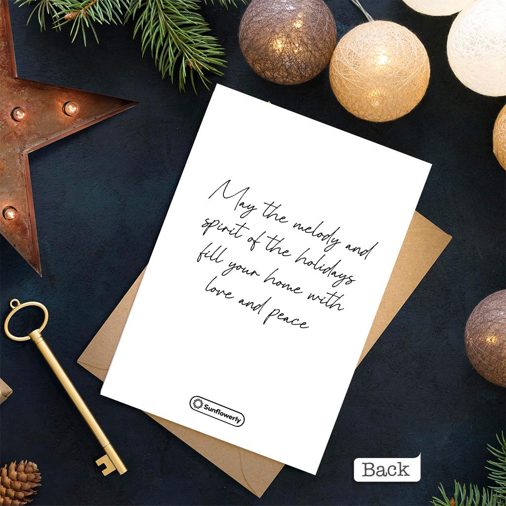 Any Message Heart Photo Upload - Personalized Greeting Card