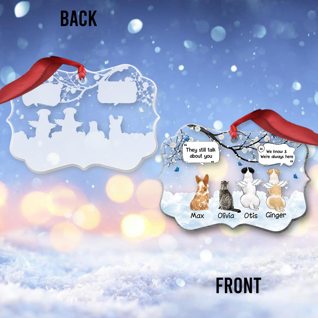 Ils parlent encore de toi - Médaillon transparent personnalisé pour chien