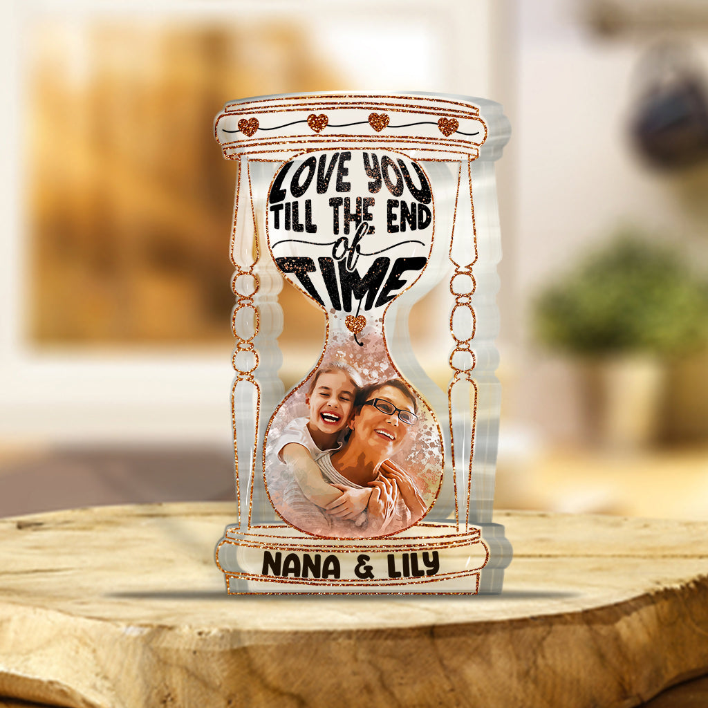 Jusqu'à la fin des temps - Plaque acrylique personnalisée pour grand-mère