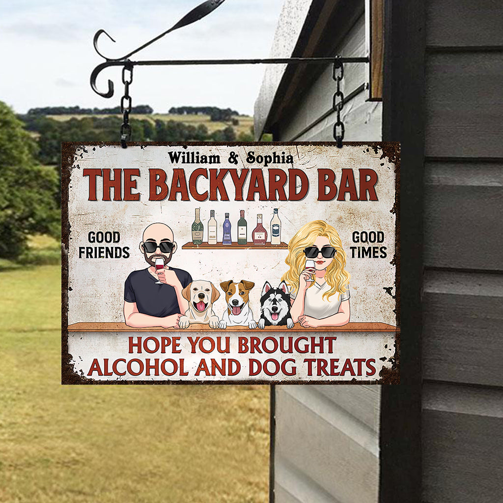 Welcome To Our Show - Personalized Backyard Rectangle Metal Sign