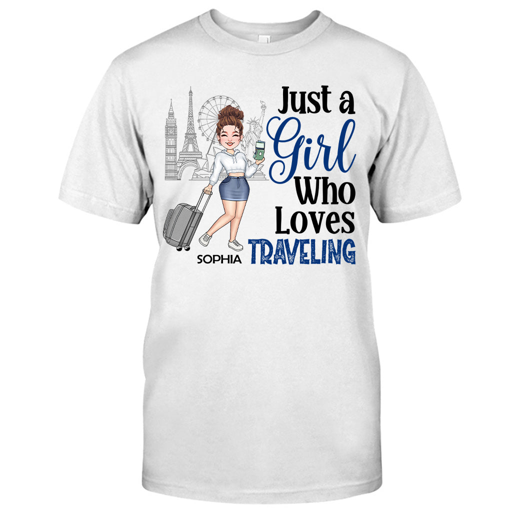 Juste une fille qui adore les croisières - T-shirt et sweat à capuche personnalisés pour les croisières