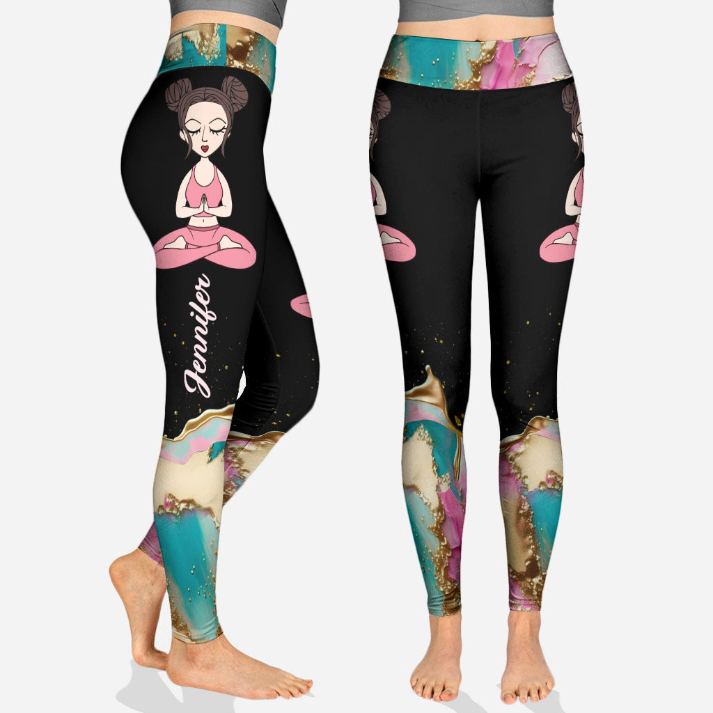 Leggings de yoga personnalisés pour la méditation