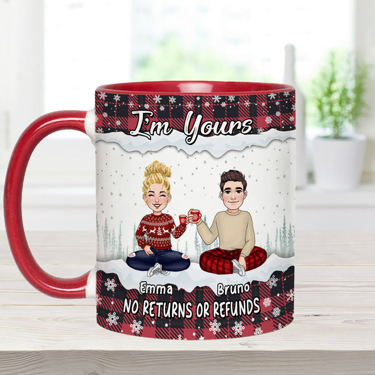 Je suis à toi - Mug personnalisé pour couple