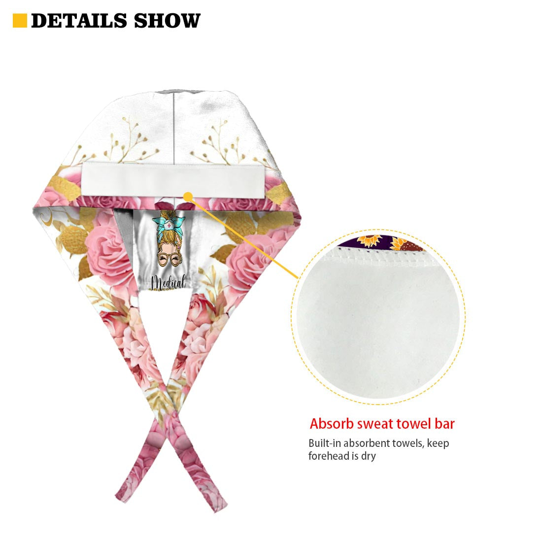 Vie d'infirmière - Bonnet de bloc opératoire personnalisé