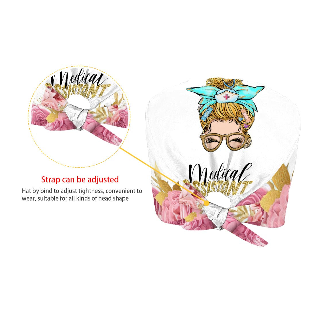 Vie d'infirmière - Bonnet de bloc opératoire personnalisé